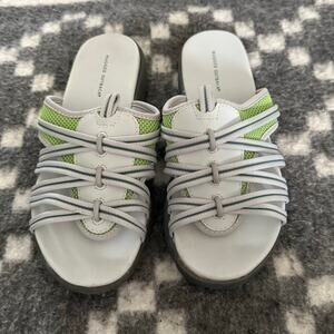 Rugged Outback Women's Size 7.5 Slip On Gray Green Outdoor Sandals‎